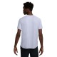 Nike T-Shirt Running Stride Ghost Argento Uomo