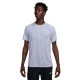 Nike T-Shirt Running Stride Ghost Argento Uomo