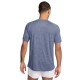 Nike T-Shirt Running Stride Indigo Argento Uomo