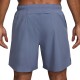 Nike Pantaloncini Running Challenger Indigo Argento Uomo