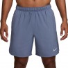 Nike Pantaloncini Running Challenger Indigo Argento Uomo