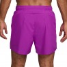 Nike Pantaloncini Running Challenger Purple Argento Uomo