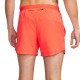 Nike Pantaloncini Running Stride Bright Crimson Nero Uomo