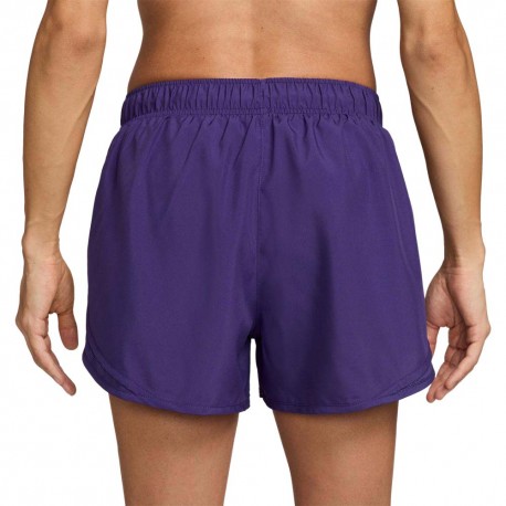 Nike Pantaloncini Running Tempo Purple Argento Donna