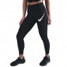 Nike Tight 7 8 Tempo Swoosh Run Nero Argento Donna