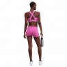 Nike Pro Reggiseno Sportivo Team Rosa Donna
