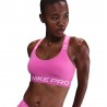 Nike Pro Reggiseno Sportivo Team Rosa Donna