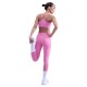 Nike Pro Reggiseno Sportivo Team Rosa Donna