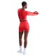 Nike Pro Sculpt Shorts Sportivi Rosso Donna