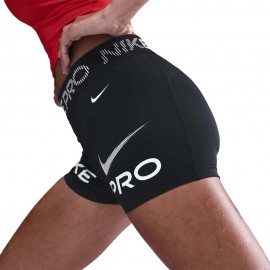 Nike Pro Shorts Sportivi Team Nero Donna
