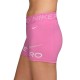Nike Pro Shorts Sportivi Team Rosa Donna