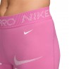 Nike Pro Shorts Sportivi Team Rosa Donna