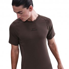 Nike Pro Training Maglietta Palestra Moro Uomo