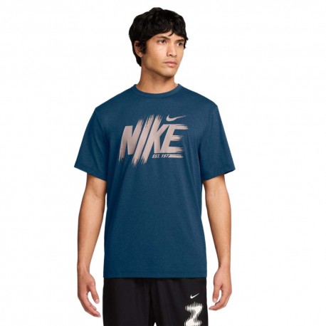 Nike Hyverse Maglietta Palestra Blu Uomo