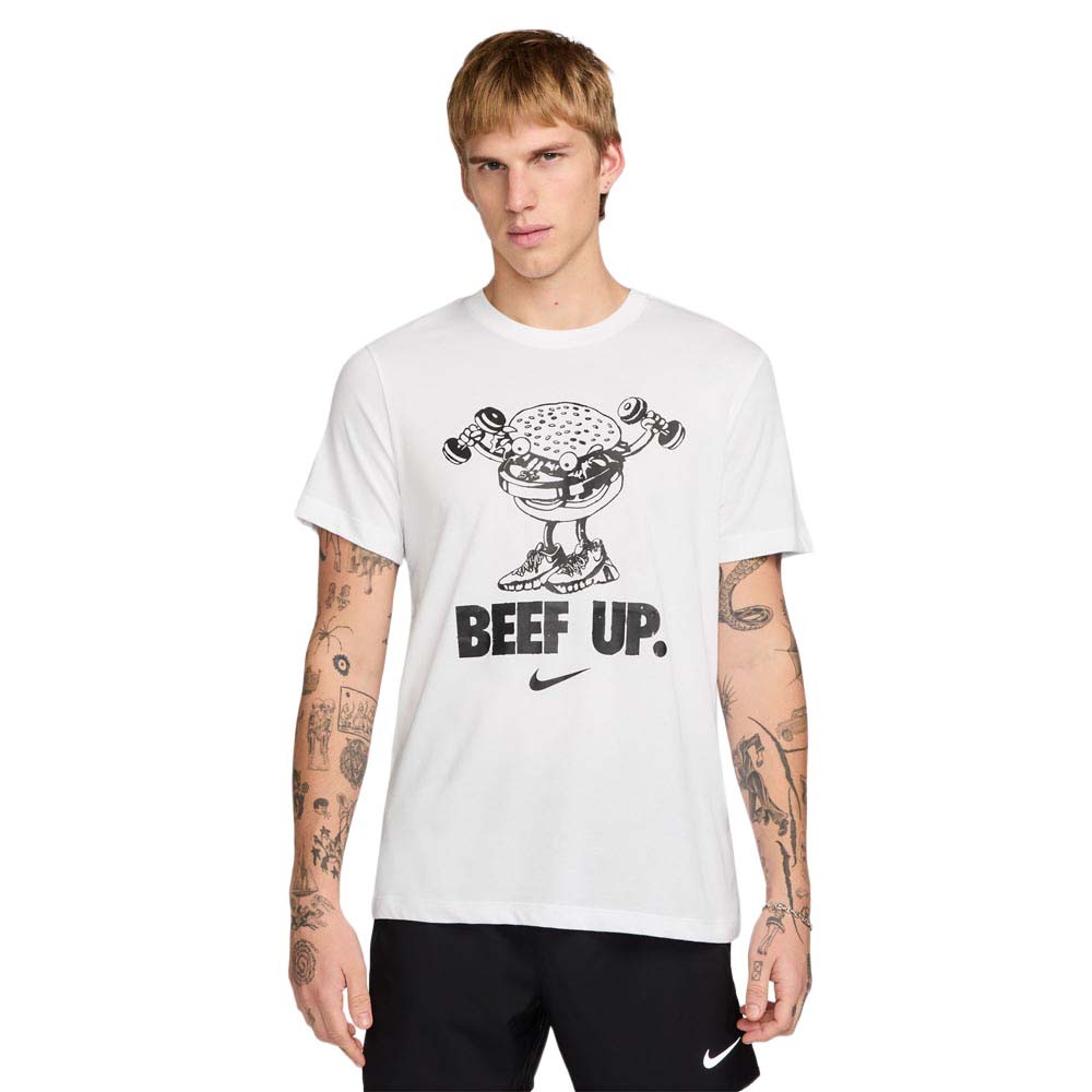 Nike Nike Maglietta Palestra Lykyk Bianco Uomo