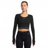 Nike Pro Maglia Palestra Sculpt Nero Donna