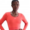 Nike Pro Maglia Palestra Sculpt Rosso Donna