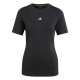 ADIDAS Tf Train T Maglietta Palestra Nero Donna