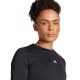 ADIDAS Tf Train T Maglietta Palestra Nero Donna