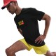 Nike T-Shirt Running City Marathon Dri-Fit Nero Lightening Uomo