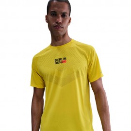 Nike T-Shirt Running City Marathon Stride Ss Lightening Uomo
