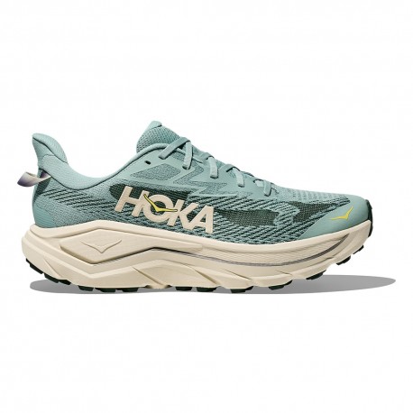 Hoka Challenger 8 Jade Truffle Salt - Scarpe Trail Running Uomo