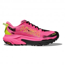 Hoka Mafate 5 Rosa Neon - Scarpe Trail Running Uomo