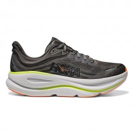 Hoka Bondi 9 Asphalt Grigio Gravel - Scarpe Running Uomo