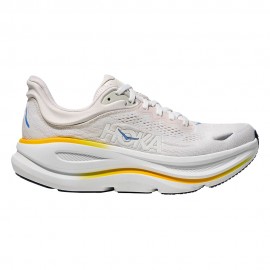 Hoka Bondi 9 Bianco Arancione - Scarpe Running Donna