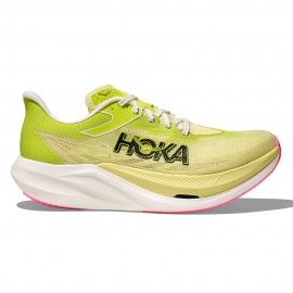 Hoka Rocket X 3 Giallo Rosa - Scarpe Running Uomo