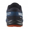 Salomon Speedcross Waterproof Navy Blu Dark Rosso - Scarpe Trail Running Bambino