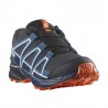 Salomon Speedcross Waterproof Navy Blu Dark Rosso - Scarpe Trail Running Bambino