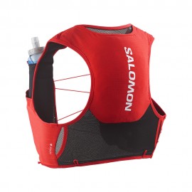 Salomon Zaino Trail Running Sense Pro 6 Fiery Rosso Nero
