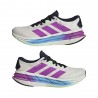 ADIDAS Adistar 4 Core Bianco Purple Burst Lime Burst - Scarpe Running Uomo
