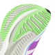 ADIDAS Adistar 4 Core Bianco Purple Burst Lime Burst - Scarpe Running Uomo