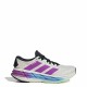 ADIDAS Adistar 4 Core Bianco Purple Burst Lime Burst - Scarpe Running Uomo