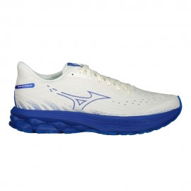 Mizuno Wave Skyrise 6 Snow Bianco Blu- Scarpe Running Uomo