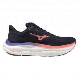 Mizuno Wave Sky 9 Nero Rosa Viola - Scarpe Running Donna