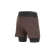 Salomon Short Trail Running Sense 2In1 Coffee Bean Uomo