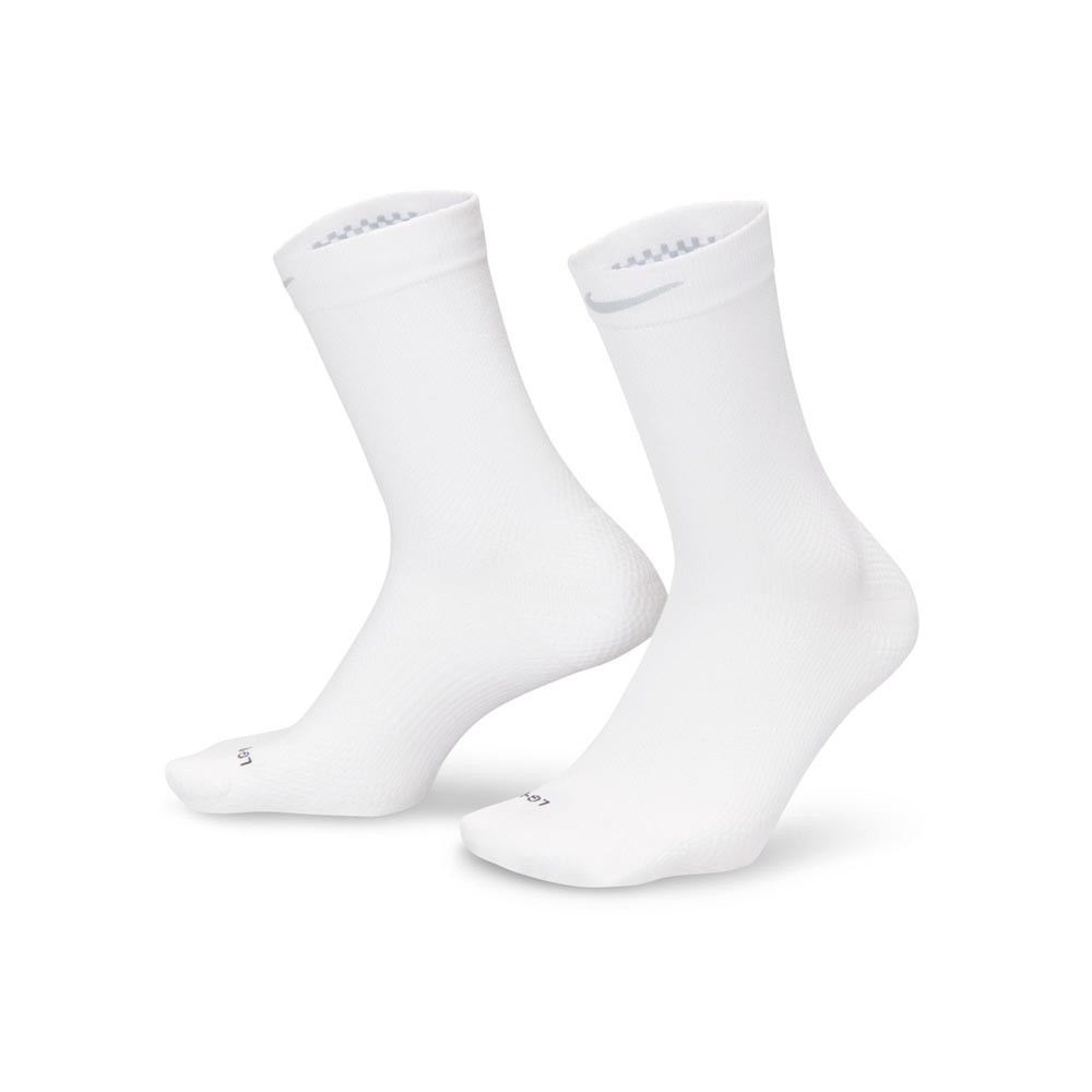 Nike Calze Running Fast Lightweight Crew Bianco