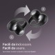 Shokz Opendots Cuffie a Conduzione Ossea Nero