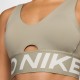 Nike Pro Reggiseno Sportivo Indy Plunge Beige