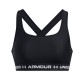 Under Armour Reggiseno Sportivo Crossback Mid Nero Donna