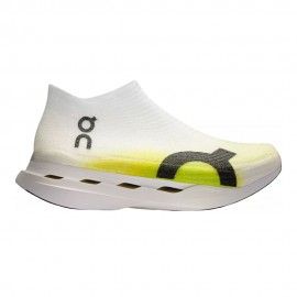 On Cloudboom Strike Ls Bianco Lime - Scarpe Running Uomo