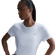 Nike T-Shirt Running Tempo Bianco Refl.Silv Donna