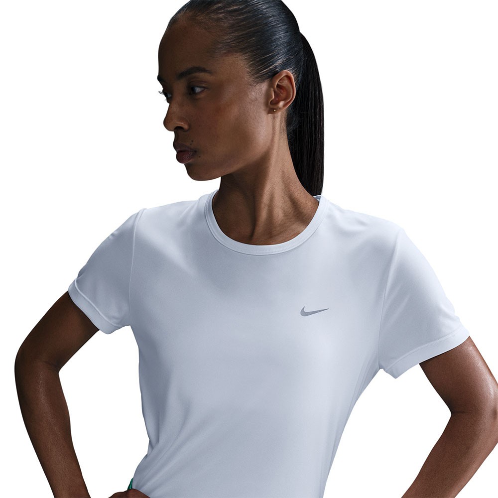 Nike T-Shirt Running Tempo Bianco Refl.Silv Donna