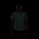 Nike T-Shirt Running Tempo Mint Argento Donna