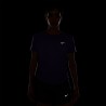 Nike T-Shirt Running Tempo Court Purple Argento Donna