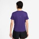 Nike T-Shirt Running Tempo Court Purple Argento Donna