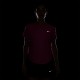 Nike T-Shirt Running Tempo Ful Rosa Argento Donna